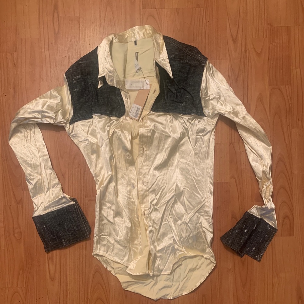 New eplay stretch and denim shirt
